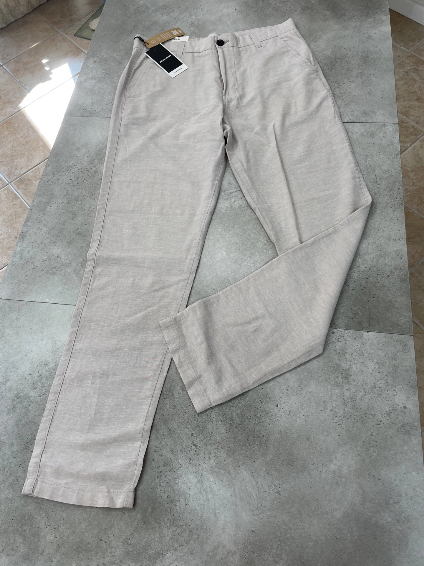 Pantaloni misto lino